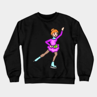 Figure skating ice skating ice skating ice sport Crewneck Sweatshirt